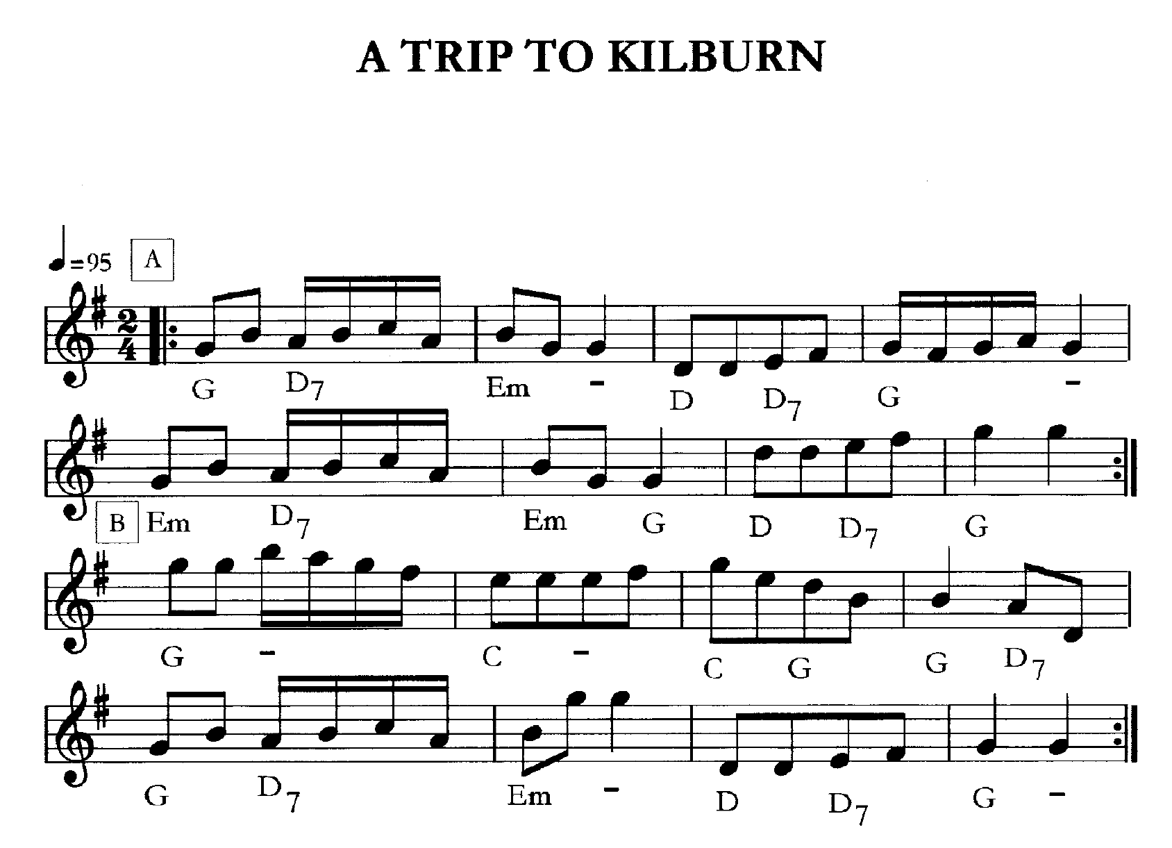 Trip To Kilburn, A (music)